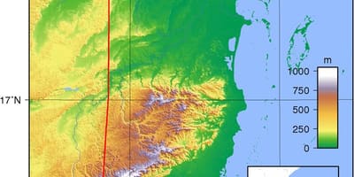 Фізична Карта Беліз